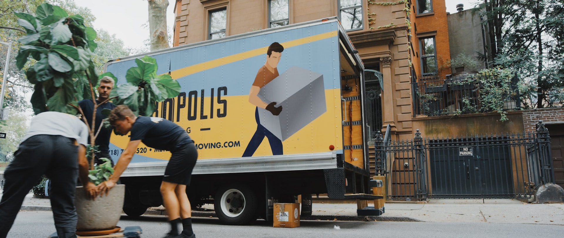 Furniture delivery with man and van
